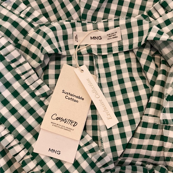 Gingham Mango Romper - Picture 4 of 6